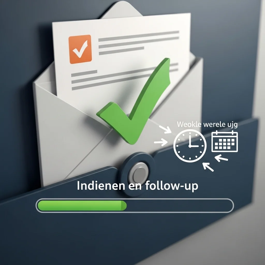 Stap 5 – Indienen en follow-up