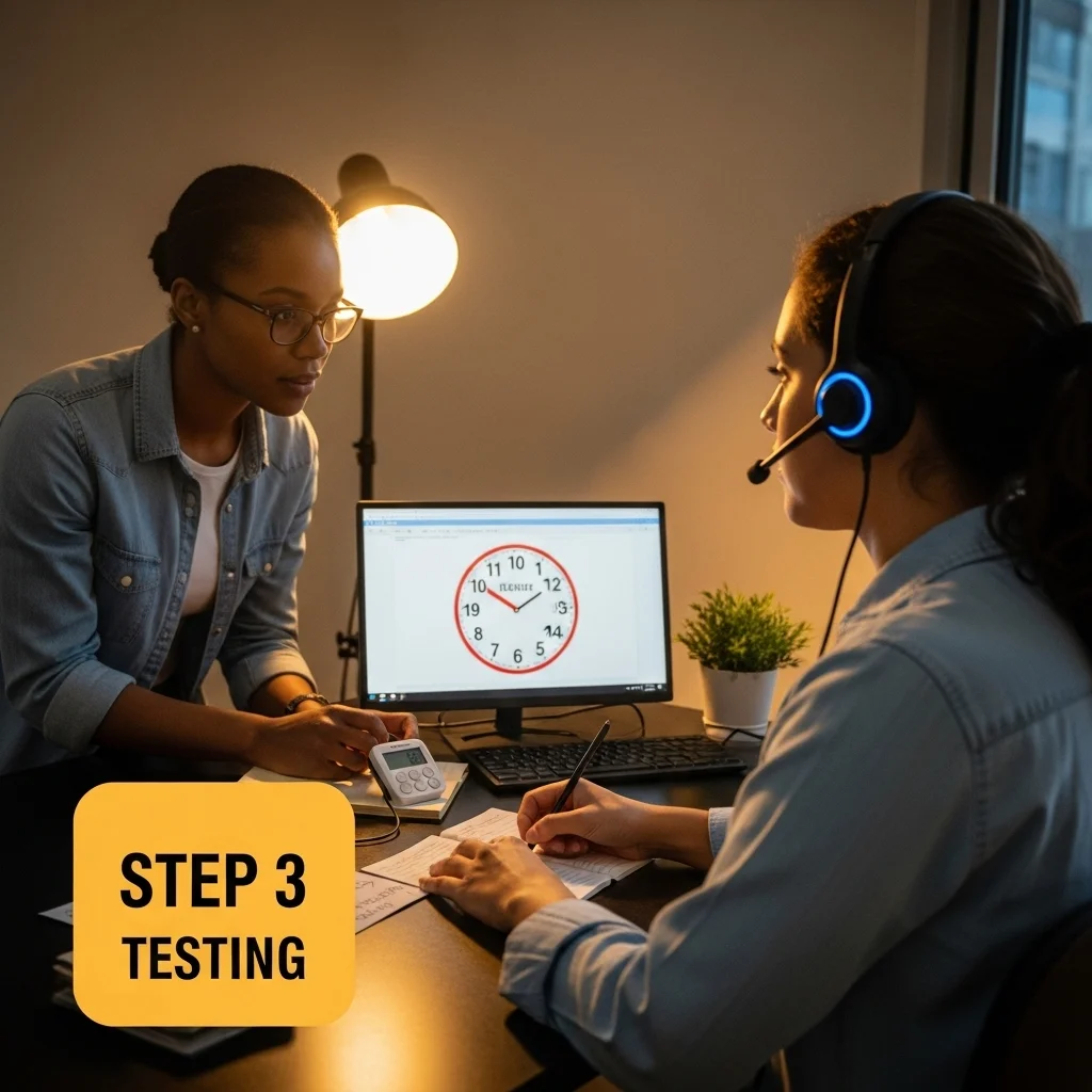 Stap 3 — testen en leren