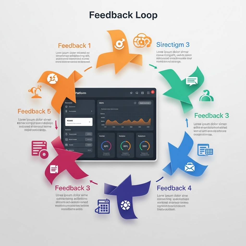 Een continue cyclus (Feedback-loop)