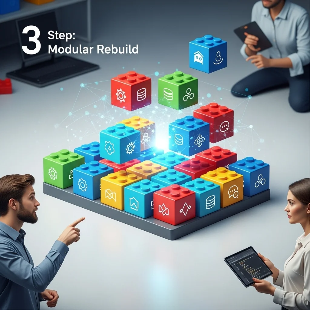 Stap 3: Modulair herbouwen