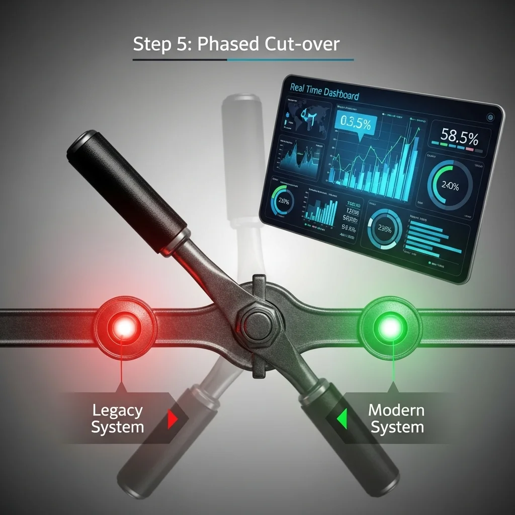 Stap 5: Gefaseerde cut-over