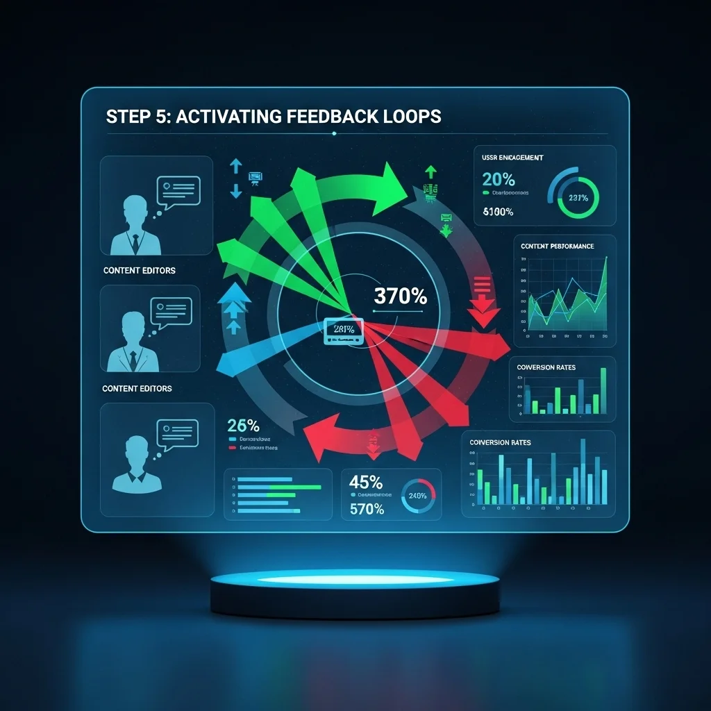 Stap 5: zet feedback-loops aan