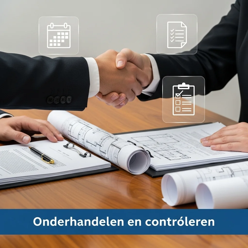 Stap 4: Onderhandelen en controleren