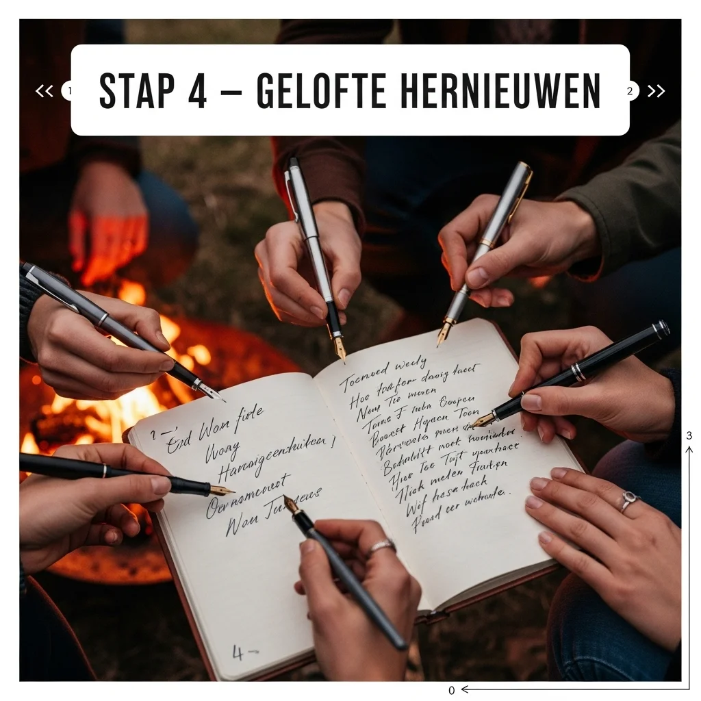 Stap 4 – Gelofte hernieuwen