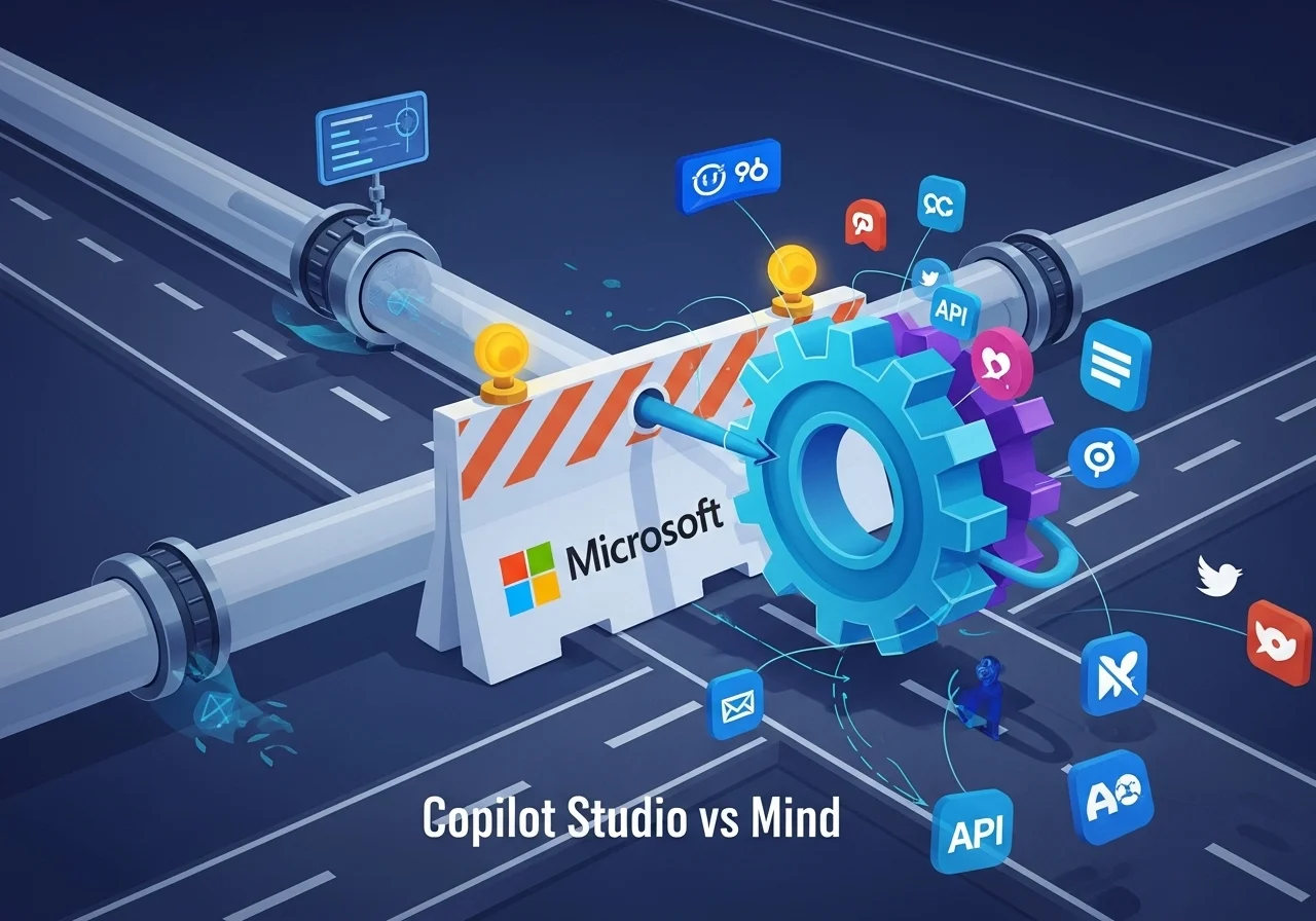 Waarom Copilot Studio je workflow remt – en Mind niet