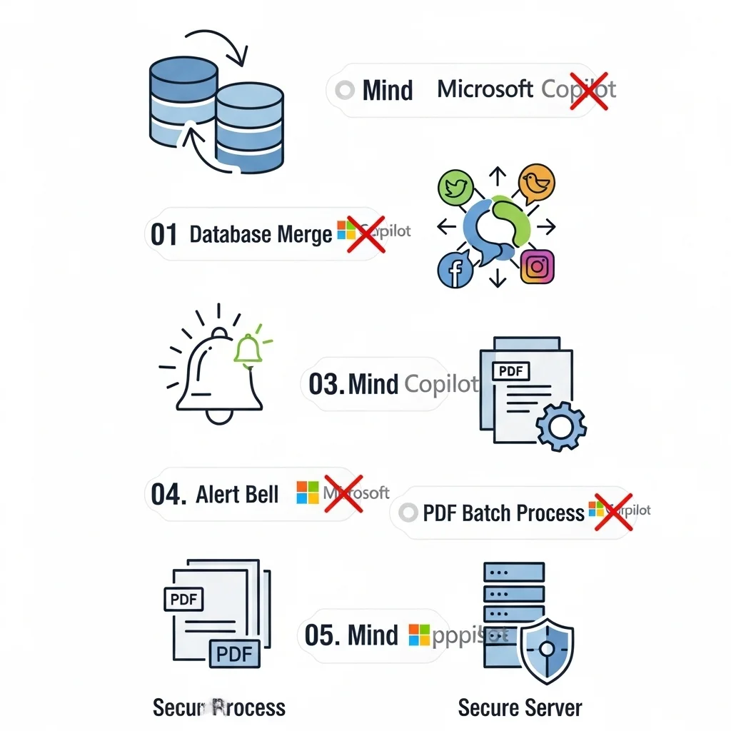 Waarom Copilot Studio je workflow remt – en Mind niet